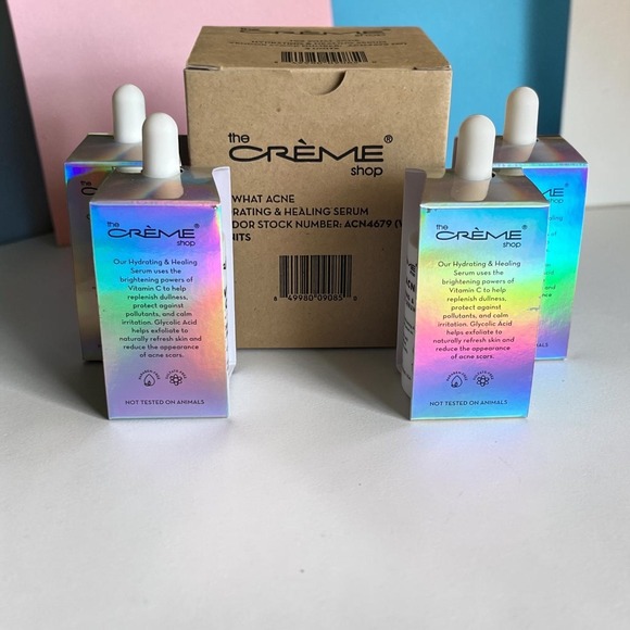 The Creme Shop Other - The Creme Shop What Acne? Hydrating Healing Serum 4 Pack New in Box